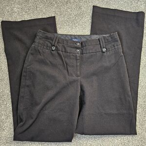 Straight Leg 32" Inseam Reitmans Black Pants Size 7/8